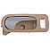 Help! By Dorman Interior Door Handle - Plastic Beige Housing With Silver Lever Single - 81825