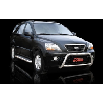 Romik USA Running Board Polished Steel Stationary - 11904418-1