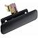 Help! By Dorman Exterior Door Handle - Plastic Black Single - 77534