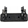 Help! By Dorman Exterior Door Handle - Plastic Black Single - 79102