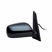 K-Source Exterior Mirror Electric OEM Black Single - 70631T