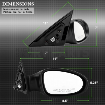 Xtune Exterior Mirror Power OEM Single - 9935138-5