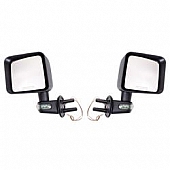 Rugged Ridge Exterior Mirror Manual Rectangular Set Of 2 - 1100222
