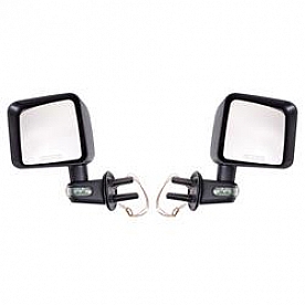 Rugged Ridge Exterior Mirror Manual Rectangular Set Of 2 - 1100222