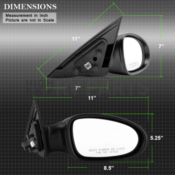 Xtune Exterior Mirror Power OEM Single - 9935152-5