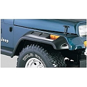 Bushwacker Fender Flare - Black Dura-Flex 2000 TPO Textured Plastic Matte Set Of 2 - 1005707
