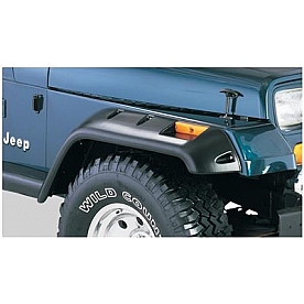 Bushwacker Fender Flare - Black Dura-Flex 2000 TPO Textured Plastic Matte Set Of 2 - 1005707