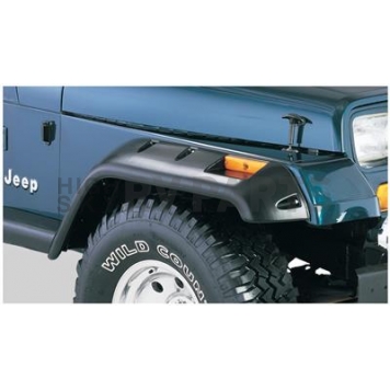 Bushwacker Fender Flare - Black Dura-Flex 2000 TPO Textured Plastic Matte Set Of 2 - 1005707