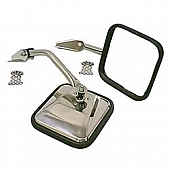 Rugged Ridge Exterior Mirror Manual Square Set Of 2 - 1100502