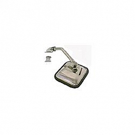 Rugged Ridge Exterior Mirror Manual Square Single - 1100503