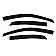Auto Ventshade (AVS) Rainguard - Smoke Acrylic Set Of 4 - 94186
