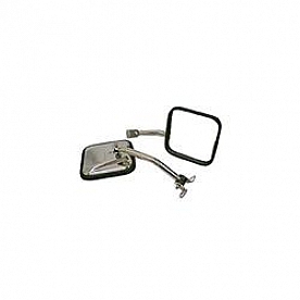 Rugged Ridge Exterior Mirror Manual Square Set Of 2 - 1100506