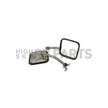 Rugged Ridge Exterior Mirror Manual Square Set Of 2 - 1100506