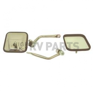 Rugged Ridge Exterior Mirror Manual Square Set Of 2 - 1100507