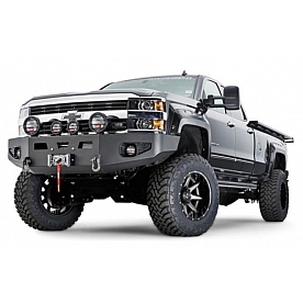 Warn Bumper Heavy Duty 1-Piece Design Steel Black - 93472