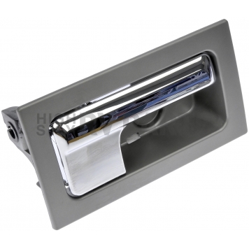Help! By Dorman Interior Door Handle - Lever Plastic Gray Housing With Silver Lever Single - 90825-2