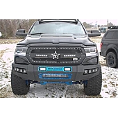 Iron Cross Bumper 1-Piece 40 Series Low Profile Steel Black - 4061519