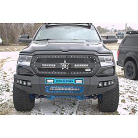 Iron Cross Bumper 1-Piece 40 Series Low Profile Steel Black - 4061519