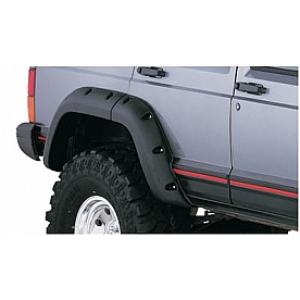 Bushwacker Fender Flare - Black Dura-Flex 2000 TPO Textured Plastic Matte Set Of 2 - 1003607