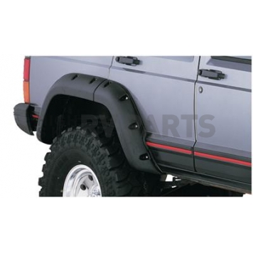 Bushwacker Fender Flare - Black Dura-Flex 2000 TPO Textured Plastic Matte Set Of 2 - 1003607