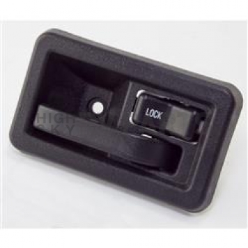 Omix-Ada Interior Door Handle - Black Matte Plastic Single - 1181212