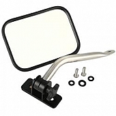 Rugged Ridge Exterior Mirror Manual Rectangular Single - 1102613