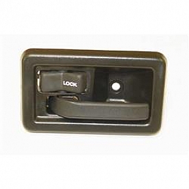 Omix-Ada Interior Door Handle - Black Matte Plastic Single - 1181213