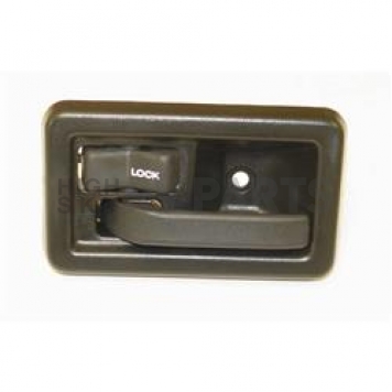 Omix-Ada Interior Door Handle - Black Matte Plastic Single - 1181213