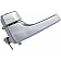 Help! By Dorman Interior Door Handle - Lever Plastic Silver Single - 88578