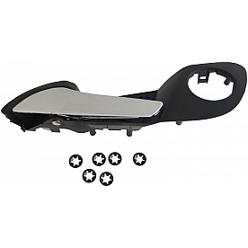 Help! By Dorman Interior Door Handle - Plastic Black Housing With Silver Lever Single - 88583