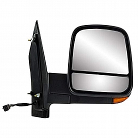 K-Source Exterior Mirror Manual OEM Black Single - 62167G