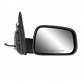K-Source Exterior Mirror Manual OEM Black Single - 62177G
