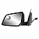 K-Source Exterior Mirror Manual OEM Black Single - 62186G