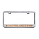 American Car Craft License Plate Frame - Corvette Lettering Stainless Steel - 052033ORG