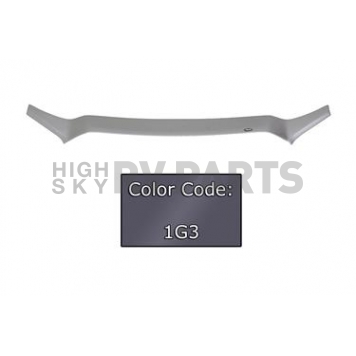Auto Ventshade Bug Shield - Acrylic Magnetic Gray Metallic - Vehicle Color Code 1G3 - 3220791G3