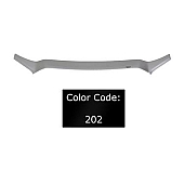 Auto Ventshade Bug Shield - Acrylic Black - Vehicle Color Code 202 - 322079202