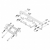 Kolpin Winch Mount Steel ATV/ UTV - KLP251180