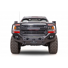 Fab Fours Bumper Vengeance 1-Piece Design Steel Natural - GM15X2850B