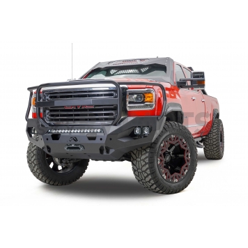 Fab Fours Bumper Vengeance 1-Piece Design Steel Natural - GM15X2850B-1