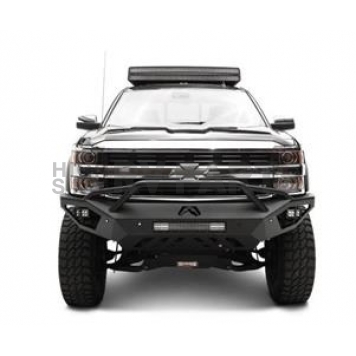 Fab Fours Bumper Vengeance 1-Piece Design Steel Natural - GM15V3152B