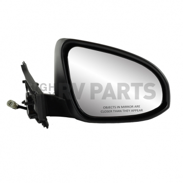 K-Source Exterior Mirror Electric OEM Black Single - 70727T