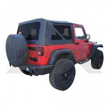 Crown Automotive Soft Top - Black Diamond Standard Top Sailcloth Fabric - RT10535T