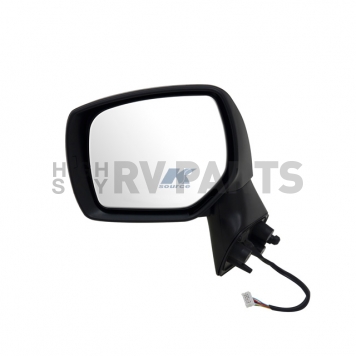 K-Source Exterior Mirror Electric OEM Black Single - 71004U