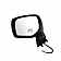 K-Source Exterior Mirror Electric OEM Black Single - 71004U