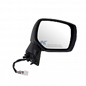 K-Source Exterior Mirror Electric OEM Black Single - 71005U