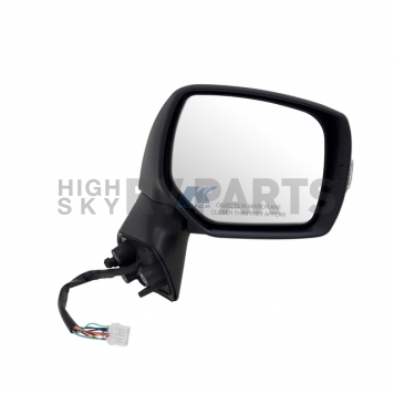 K-Source Exterior Mirror Electric OEM Black Single - 71005U