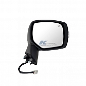K-Source Exterior Mirror Electric OEM Black Single - 71007U
