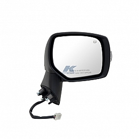 K-Source Exterior Mirror Electric OEM Black Single - 71007U