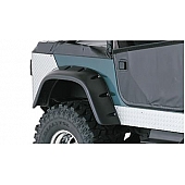 Bushwacker Fender Flare - Black Dura-Flex 2000 TPO Textured Plastic Matte Set Of 2 - 1006007