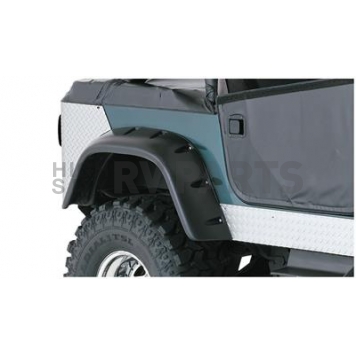 Bushwacker Fender Flare - Black Dura-Flex 2000 TPO Textured Plastic Matte Set Of 2 - 1006007